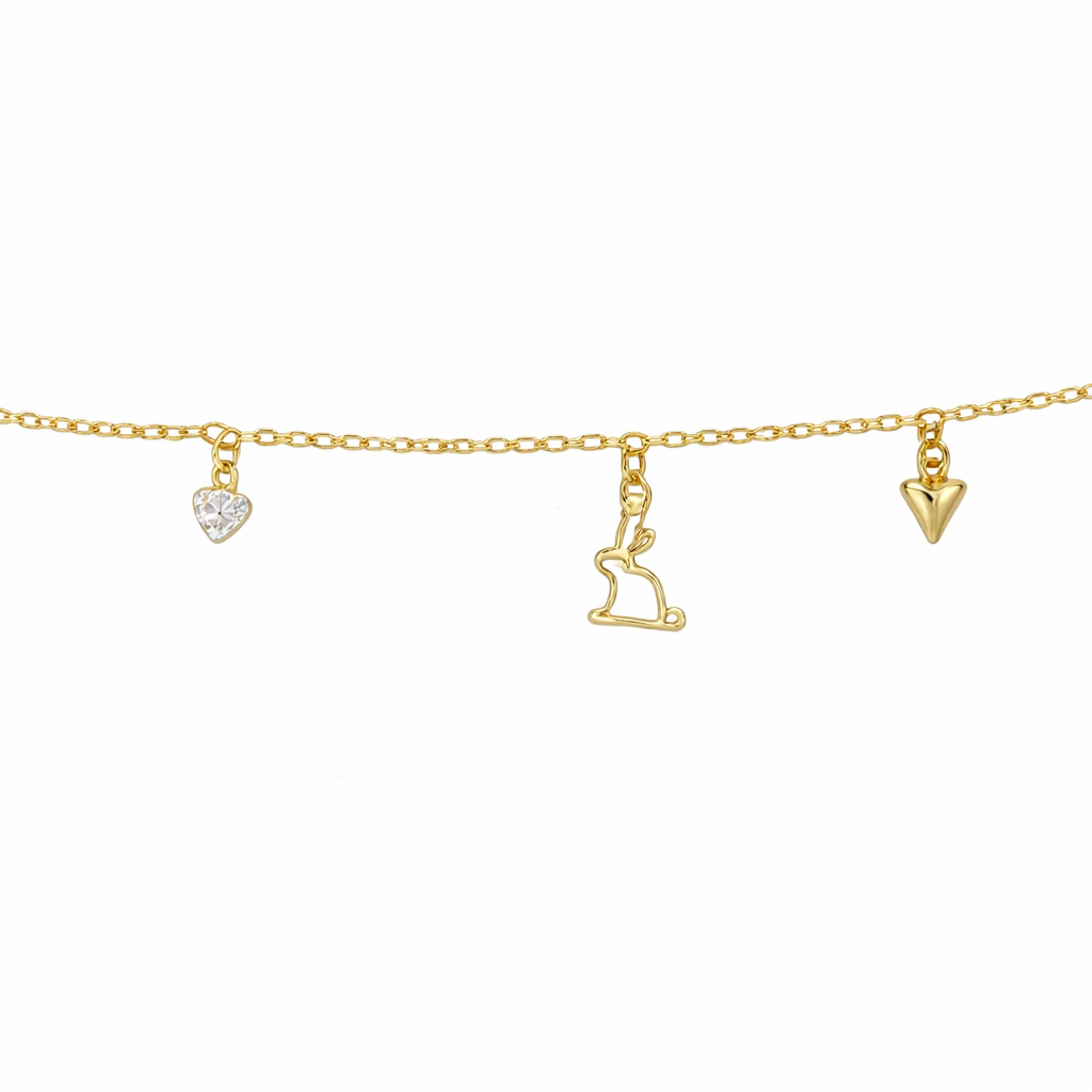 Aurora Bunny Charm Bracelet